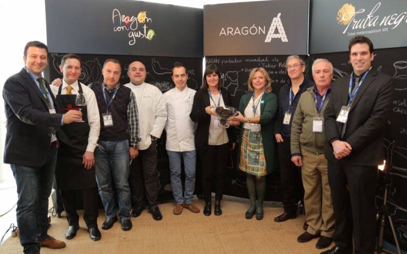 Aragón en Madrid Fusión con la trufa negra, el jamón y las rutas del vino