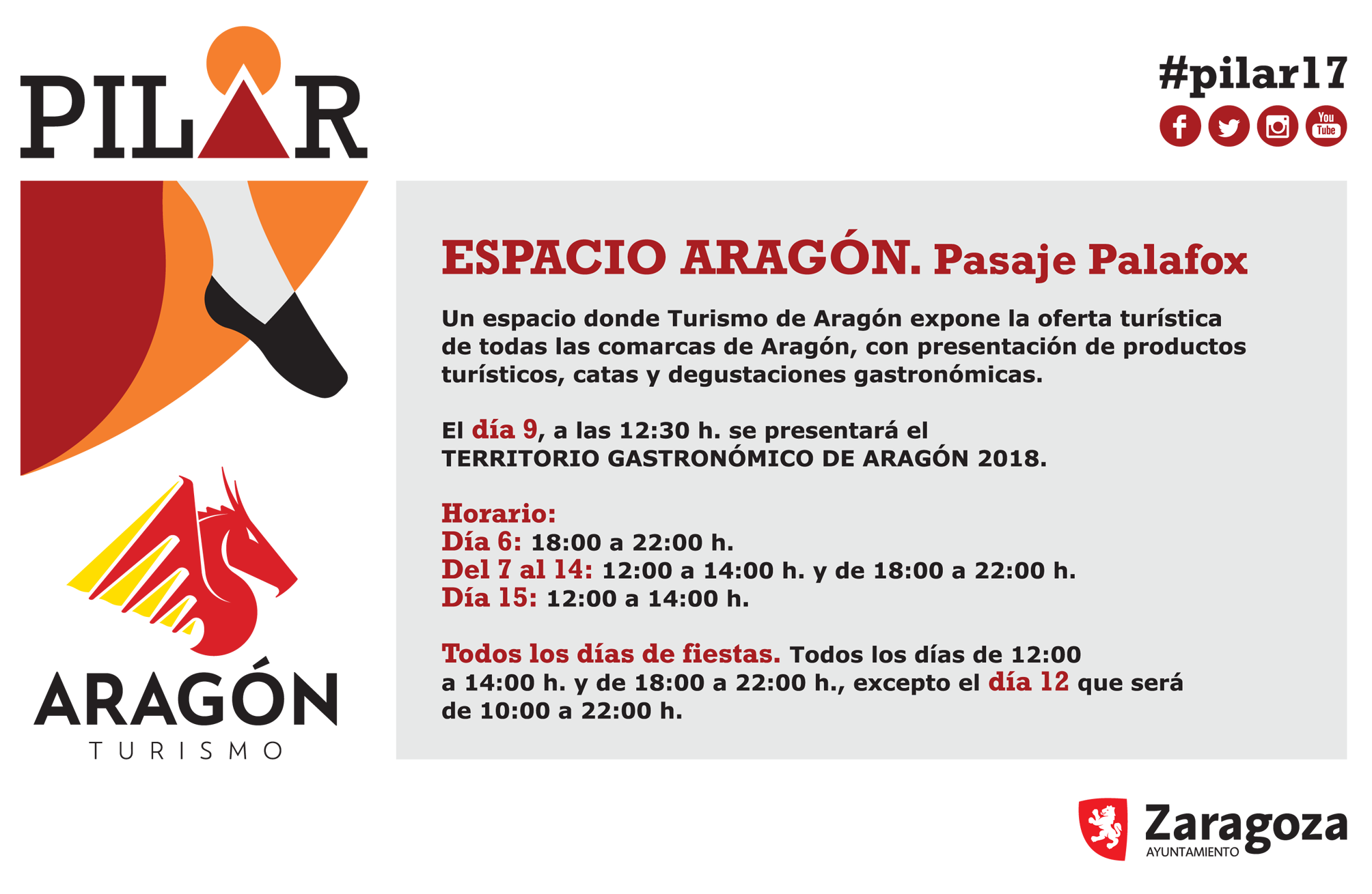 ¡Catas de Enoturismo de Aragón en las Fiestas del Pilar! 